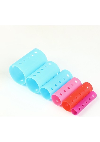 28 mm Tarzı 3 Packsset Plastik Saç Silindirleri Saç Kiti ile Soğuk Perma Çubukları Bigudi Çubukları Air Bang Clip Curling Kabarık Dalgalı Make (Yurt Dışından) fırsatları