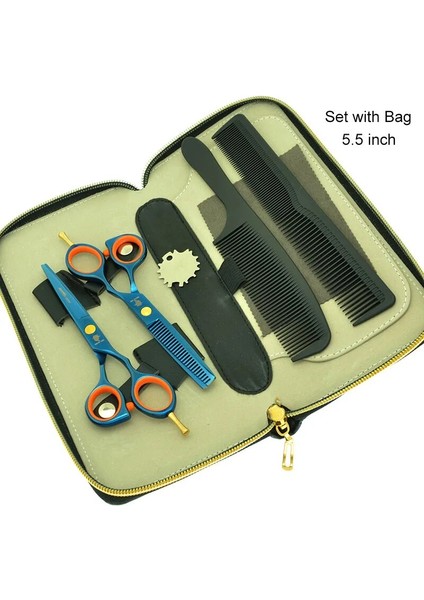 A0007C-01-55 Stili Smith Chu 5.5 "saç Veya Berberler Için Salon Kuaförlük Kesme ve Tg Makası Takım Elbise Sakura Model Saç Kesme Makinesi A0147C (Yurt Dışından)