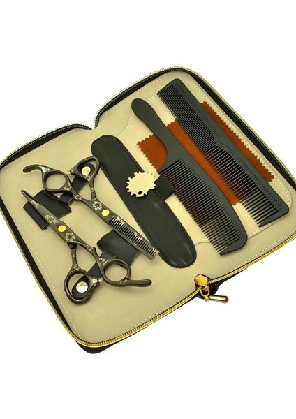 A0007C-01-55 Stili Smith Chu 5.5 "saç Veya Berberler Için Salon Kuaförlük Kesme ve Tg Makası Takım Elbise Sakura Model Saç Kesme Makinesi A0147C (Yurt Dışından)