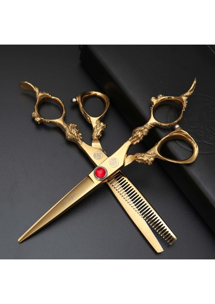 55CUTTINGBOX-HJSX Stili Keskin Bıçak Inç Kuaförlük Veya Profesyonel Saç Veya Set Saç Kesme Makası Berber Veya Kesim Jilet Makas (Yurt Dışından)