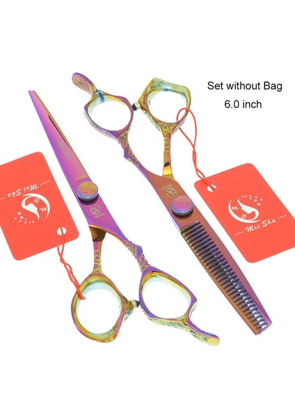 A0078A-02-60 Stili Yeni 6.0 Inç Meisha Ejderha Kolu Profesyonel Güvenlik Saç Kesme Veya Salon Veya Ev Dıy Kullanımı Için Tg Saç Kesme A0080A (Yurt Dışından)