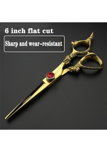 6 Inç Kesme Stili Altın Japarofessional Kuaför Veya Berber Veya Saç Stilisti Özel Saç Veya Setleri (Yurt Dışından)