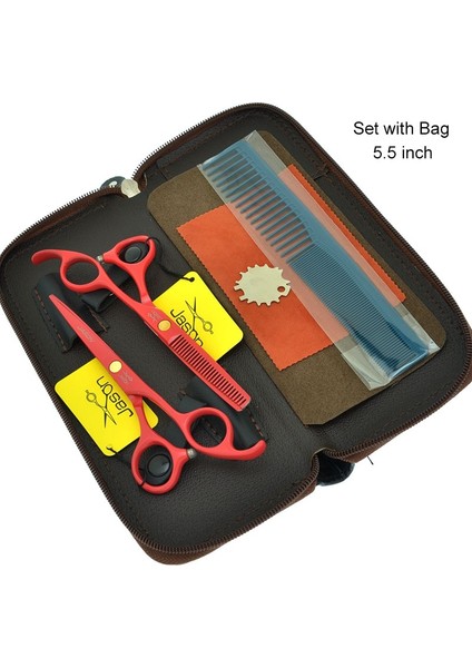 A0069D-01-55 Stili Jason 5.rofessional Saç Veya Set Berber Kesme Tg Şekillendirici Makası Japonya Çelik Kuaför Araçları A0072D (Yurt Dışından)