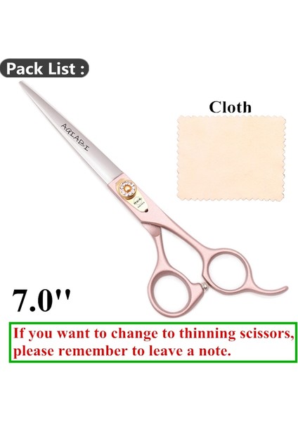 A9105 Jin C 7.0n Stili '' Saç Veya Profesyonel Berber Veya Japon Tg Makası Saç Kesme Kuaförlük A1029 (Yurt Dışından)