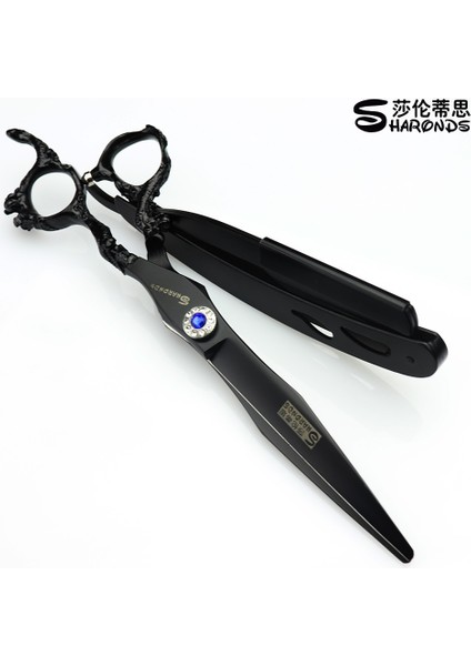 6 Inç Ince Stil Berber Ors Inç Japon Alon Kesme Profesyonel Makaslar Paslanmaz Çelik Jilet Kuaförlük Ors Setleri (Yurt Dışından) fırsatları