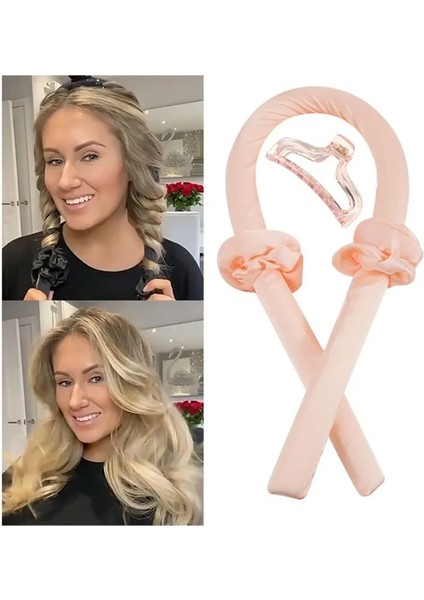 No.15 Tarzı Uyku Saç Maşası Elastik Dalga Saç Maşası Isı Yok Spiral Armut Çiçek Saç Maşası Şekillendirici Aksesuarlar Tslm1 (Yurt Dışından) modelleri