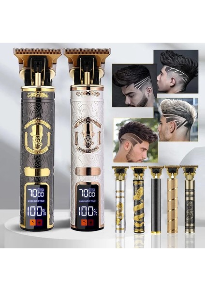 x Tarzı T9 Saç Kesme Makinesi Yeni Saç Düzeltici Erkekler Için LCD Dijital Saç Kesme Makinesi Tıraş Berber Elektrikli Tıraş Makinesi Saç Şekillendirici Aracı Biçme Makinesi (Yurt Dışından) fiyatları