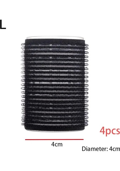 L-4 Adet Tarzı Moda Kuaförlük Curlers Saç Tasarımı Dıy Şekillendirici Bigudi Sopa Self Grip Saç Silindirleri Saç Bigudi Kadınlar Için Yapışkan Bigudi (Yurt Dışından)