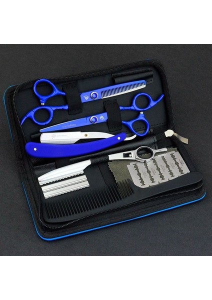 6020C-KESME Stili 6 "mavi Profesyonel Berber Ors Kuaför Ors Kuaför Malzemeleri Japon Kesme Makası Ciseaux Saç Modeli (Yurt Dışından) fırsatları