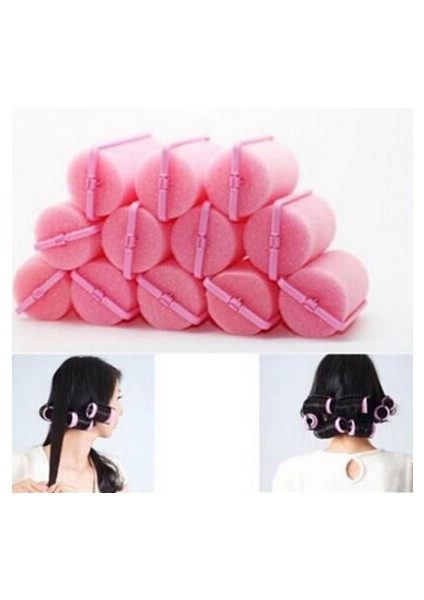 Kırmızı Stil Adet Yumuşak Dıy Saç Şekillendirme Araçları Sünger Saç Şekillendirici Köpük Saç Silindirleri Bigudi Kuaförlük Aracı Sıcak (Yurt Dışından) fiyatları