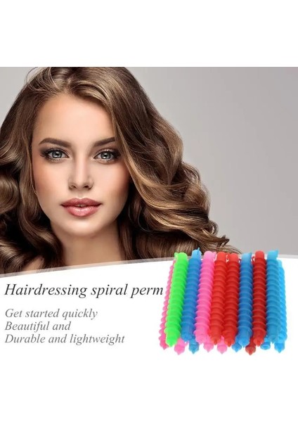 Içi Boş Tüp L Tarzı Plastik Şekillendirici Saç Silindirleri Bigudi Spiral Perma Çubuk Barlar Salon Kuaförlük Araçları Kuaför Dönen Vida Saç Şekillendirme Aracı (Yurt Dışından) modelleri