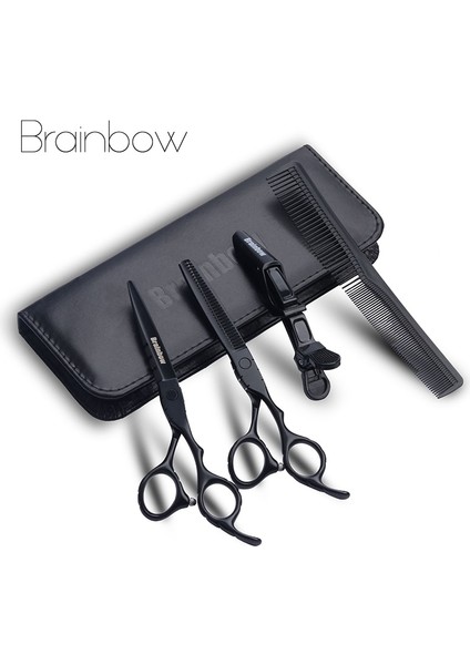Paket 4 Tarzı Brainbow 6.0 'japonya Berber Veya Profesyonel Saç Kesme Tg Berber Makası Kuaförlük Veya Set Saç Şekillendirme Aracı (Yurt Dışından)
