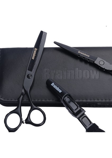 Paket 4 Tarzı Brainbow 6.0 'japonya Berber Veya Profesyonel Saç Kesme Tg Berber Makası Kuaförlük Veya Set Saç Şekillendirme Aracı (Yurt Dışından)