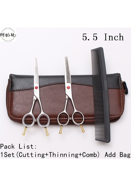A1012 Yin D-1 55YY Stili A'' 5'' 5.5'' Aqıabı Profesyonel Insan Saçı Veya Salonları Kuaförlük Veya Kesme Makası Tg Veya (Yurt Dışından)