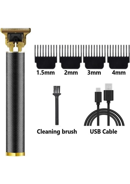 C Tarzı T9 Saç Kesme Makinesi Yeni Saç Düzeltici Erkekler Için LCD Dijital Saç Kesme Makinesi Tıraş Berber Elektrikli Tıraş Makinesi Saç Şekillendirici Aracı Biçme Makinesi (Yurt Dışından)