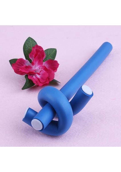 24X1.6CM 10 Adet Stil Saç Bukle Maşası Magic Air Saç Silindirleri Yumuşak Köpük Bendy Twist Magic Flexi Çubuklar Şekillendirici Saç Çubukları Aracı Rastgele Renk (Yurt Dışından)