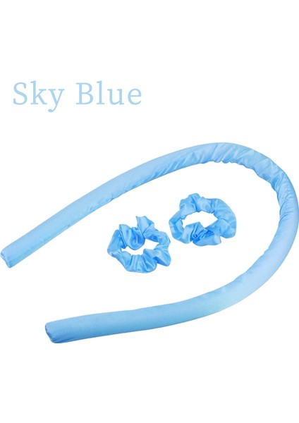 Gök Mavisi Tarzı Isısız Kıvırma Çubuğu Kafa Bandı Kadın Ipek Kıvırcıklaştırıcılar Saç Kıvırma Kurdelesi Saç Yapmak Kıvırcık Uyku Yumuşak Kafa Bandı Kuaförlük Aracı (Yurt Dışından)