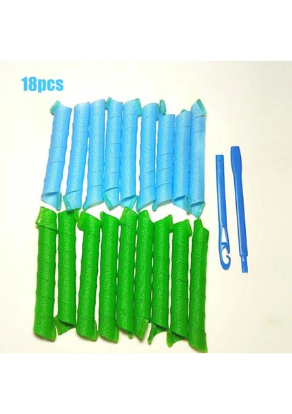 Mavi Stil M Saç Silindirleri Dalga Oluşturucu Spiral Kıvırcıklaştırıcılar Dıy Magral Sihirli Bigudi Salon Saç Modeli Araçları Rastgele Renk (Yurt Dışından)