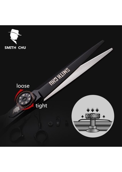 Smith Chu Yüksek Li Kesim Veya 6ıtainless Çelik Profesyonel Salon Berberleri Tg Veya Saç Veya Saç Seti (Yurt Dışından)