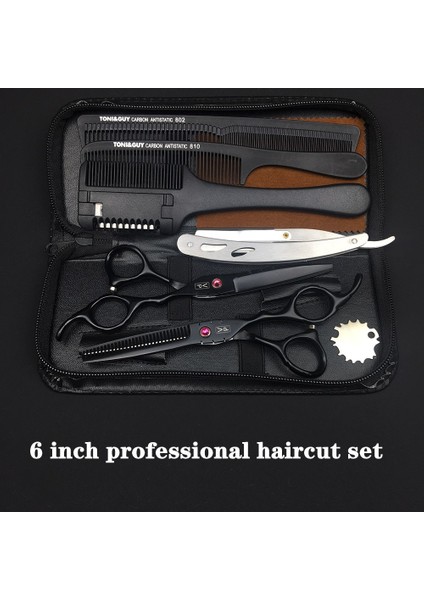 Mor Tarzı 6" 17CM Profesyonel Kuaförlük Ors Tg Ors Kesme Ors Saç Ors Paslanmaz Çelik Kit (Yurt Dışından)