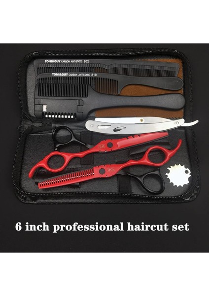 Mor Tarzı 6" 17CM Profesyonel Kuaförlük Ors Tg Ors Kesme Ors Saç Ors Paslanmaz Çelik Kit (Yurt Dışından)