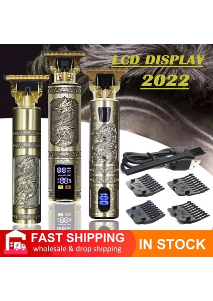 Ejderha Tarzı 2022 Vintage Akülü Sakal Saç Düzeltici Profesyonel Jilet Elektrikli Tıraş Makinesi Kesme Makinesi Erkekler Için Saç Kesme Makinesi Berber (Yurt Dışından) modelleri