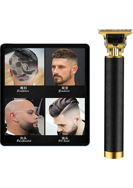 Siyah Stil Kesim Makinesi Saç Kesme Makinesi Lityum Kıllar Fg Solma Karıştırma Profesyonel Saç Kesme Erkekler Için Pro Sakal Düzeltici Elektrikli (Yurt Dışından) indirimleri