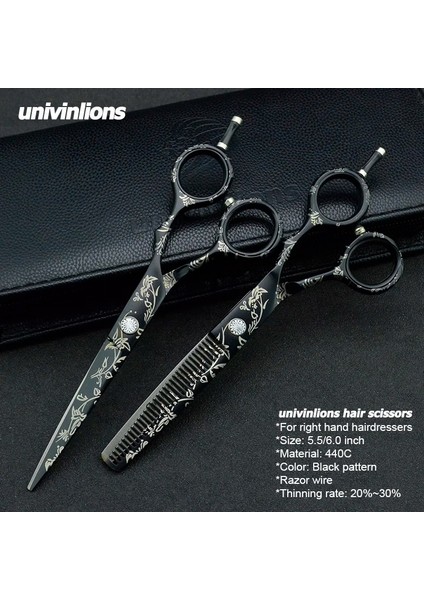 5503HW-İNCE Stil " Berber Saç Ors Kuaför Salonu Saç Kesme Makası Saç Tg Ors Japon Saç Kesimi Jilet Makas (Yurt Dışından) fırsatları