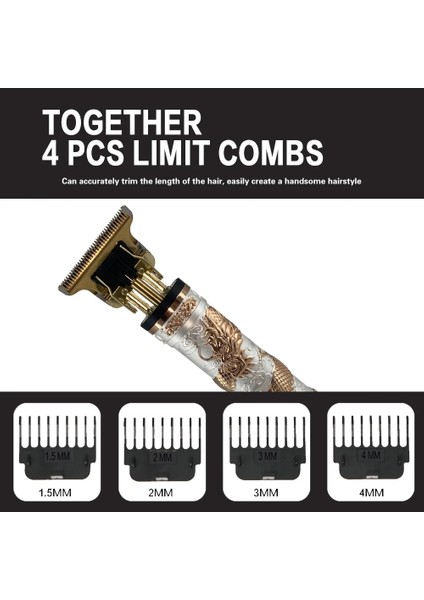 Altın Tarzı Clipper Saç Kesme Makinesi Giyotin Erkekler Için Tıraş Makinesi Profesyonel Jilet Elektrikli Tıraş Makinesi T9 Sakal ve Bıyık Düzeltici (Yurt Dışından) fırsatları