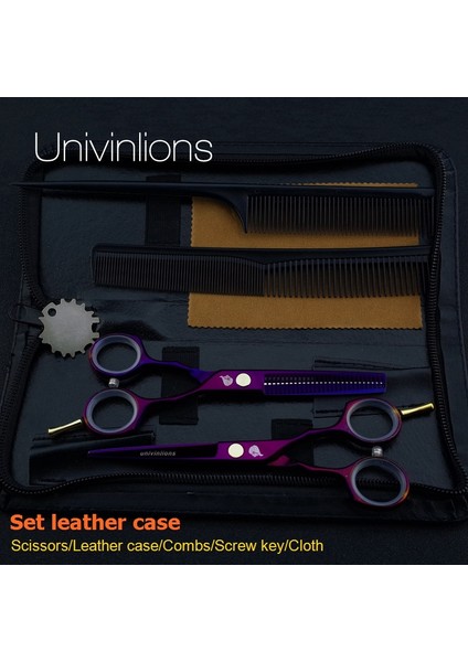 Kağit Kutu Stilini Ayarla 5.5 "titanyum Mor Kesme Ors Kuaför Jilet Kuaförlük Ors Saç Kesimi Sıcak Ors Kiti Salon Saç Kesme Makinesi Çocuklar (Yurt Dışından) modelleri
