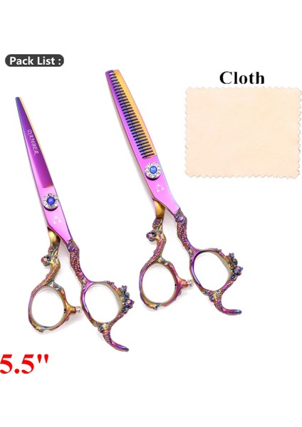 9003 Cai Dui 5.5 Stili Saç Kesme Veya Profesyonel Kuaförlük Veya Berber Tg Saç Veya Saç Makası Ejderha Sapı 9003# (Yurt Dışından)