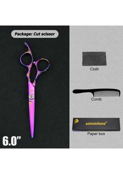6007FEN-CUT Stili 6" Univinlions Profesyonel Kuaför Berber Tg Ors Saç Kesimi Güzellik Salonları Japon Kuaförlük Ors (Yurt Dışından)
