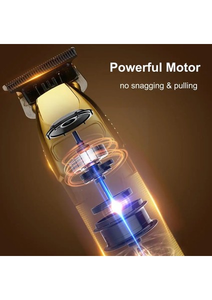 Gümüş Tarzı Profesyonel Saç Düzeltici Altın Erkekler Için Şarj Edilebilir Berber Akülü Saç Kesme T Makinesi Saç Şekillendirici Sakal Düzeltici V4D1 (Yurt Dışından) modelleri