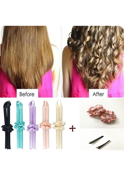 Bej Tarzı Kıvırcık Saç Ürünleri Isı Yok Kafa Bandı Tembel Bigudi Yumuşak Rulo Saç Bigudi Isısız Saç Kıvırma Şerit Saç Aracı Boucleur Cheveux (Yurt Dışından) fiyatları