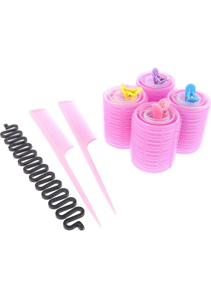 Adet Saç Maşaları Isısız Bukleler Büyük Saç Rulo Klipleri Self Grip Set Saç Şekillendirici Kuaförlük Aleti (Yurt Dışından) fiyatları