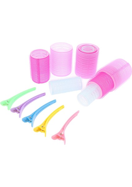 Adet Saç Maşaları Isısız Bukleler Büyük Saç Rulo Klipleri Self Grip Set Saç Şekillendirici Kuaförlük Aleti (Yurt Dışından) modelleri