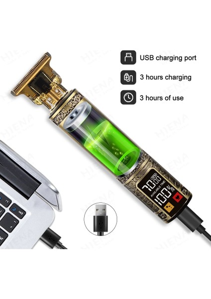 Manlcd2 Stili T9 USB Elektrikli Saç Kesme Makinesi Şarj Edilebilir Yeni Saç Kesme Makinesi Adam Tıraş Makinesi Giyotin Erkekler Için Berber Profesyonel Sakal Düzeltici (Yurt Dışından) indirimleri