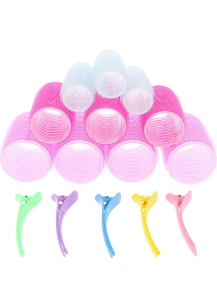 Adet Saç Maşaları Isısız Bukleler Büyük Saç Rulo Klipleri Self Grip Set Saç Şekillendirici Kuaförlük Aleti (Yurt Dışından) indirimleri
