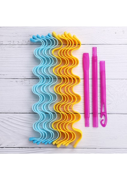 24 Adet 30CM Tarzı Sihirli Saç Bigudi Dıy Taşınabilir Curling Lrons Dalga Curling Lrons Dayanıklı Güzellik Makyaj Curling Şekillendirici Araçları (Yurt Dışından) fiyatları