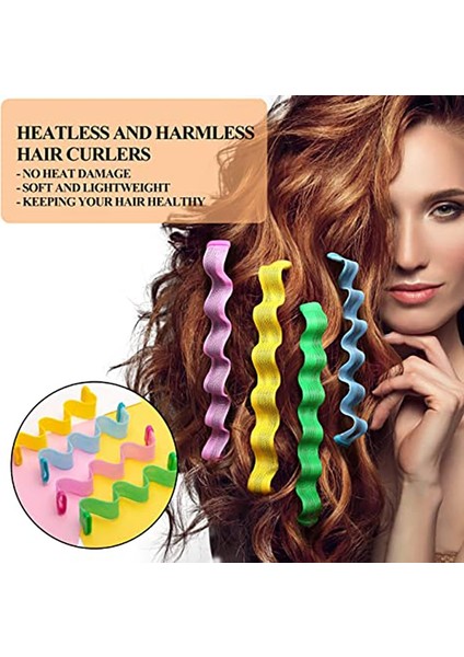 24 Adet 30CM Tarzı Sihirli Saç Bigudi Dıy Taşınabilir Curling Lrons Dalga Curling Lrons Dayanıklı Güzellik Makyaj Curling Şekillendirici Araçları (Yurt Dışından) modelleri