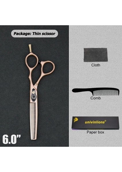 6025J-İNCE Stil Goldeors Univinlions Saç Ors Japon Kuaförü Ors Berber Malzemeleri Kuaför Saç Kesimi Makasları (Yurt Dışından)