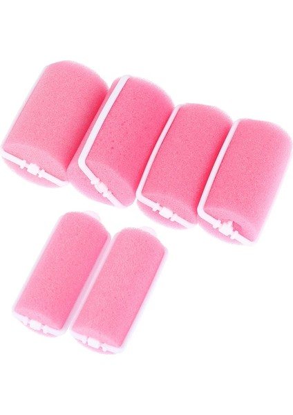 Bir Stil Ack Pembe Toka Yumuşak Sünger Köpük Saç Bigudi Rulo Kolay Curling Şekillendirici Salon Berberler Kuaförlük Büküm Araçları Kiti (Yurt Dışından) indirimleri