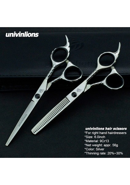 6005-KIT Stili " Berber Saç Ors Kuaför Salonu Saç Kesme Makası Saç Tg Ors Japon Saç Kesimi Jilet Makas (Yurt Dışından)