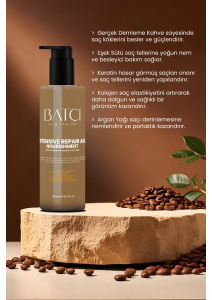 Kahveli Kuru Saçlar İçin Termik Saç Sütü Kremi 200 ml fırsatları