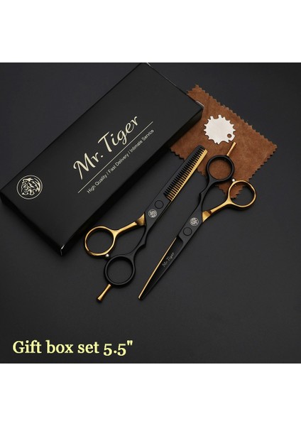 5.5 Ct Kutusu Seti Hj Stili Japonya Orijinal Profesyonel Kuaförlük Veya Tg Berber Veya Set Saç Kesme Veya Salon Saç Makası (Yurt Dışından)
