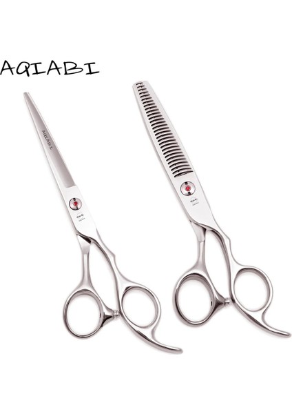 A2003 Yin C 6n Stili Saç Ors 6'' Aqıabı Jp Çelik Kırmızı Gem Kuaförlük Veya Kesme Makası Tg Makası Saç Veya Boynuz Dişi A2003 (Yurt Dışından)