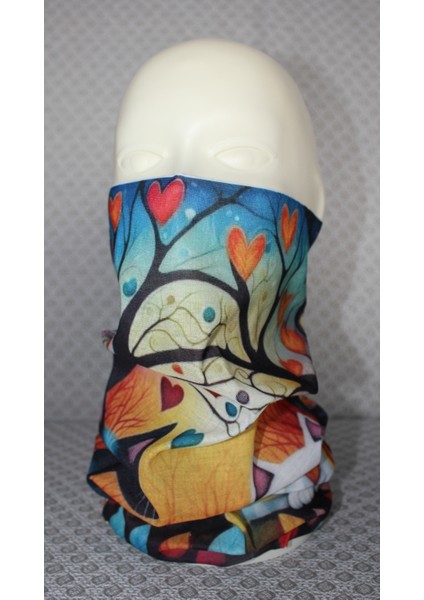 Kedi Desenli Boyunluk Baf Bandana fırsatları