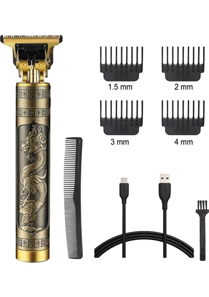 No.3 Tarzı Zqzq Saç Düzeltici Erkekler Için Saç Kesme Makinesi, Saç Kesici Clipper Electr Saç Düzeltici Machin Şarj Edilebilir Kuaför Saç Kesme Makinesi (Yurt Dışından)