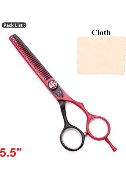 1018 Hong Ya 5.5 Stili Profesyonel Kuaförlük Veya Saç Kesme Veya Berber Veya Tg Saç Kesimi Makas Makas Seti 1018# (Yurt Dışından)