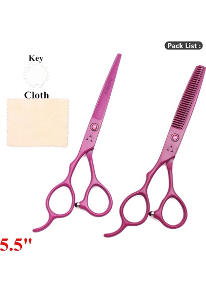 8000MH Dui 5.5 Stili Saç Veya Sol El Profesyonel Kuaför Veya Berber Veya Set Tg Saç Kesme Makası Kuaför# (Yurt Dışından)